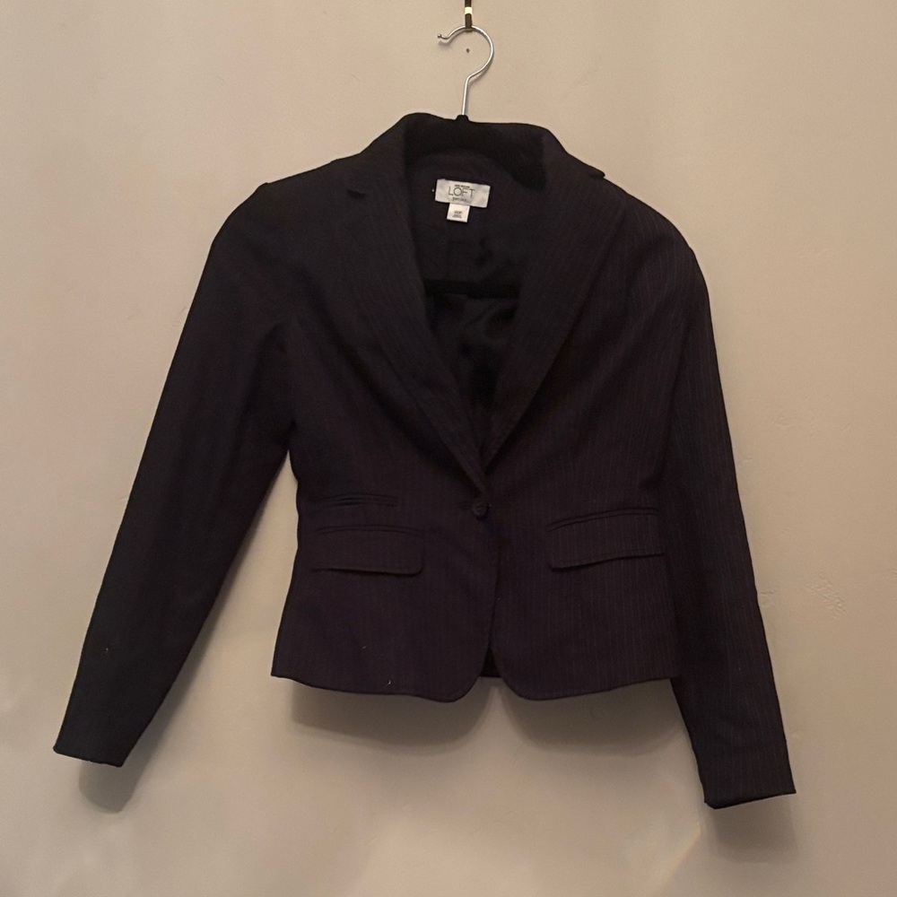 LOFT Dark Charcoal Women's Blazer